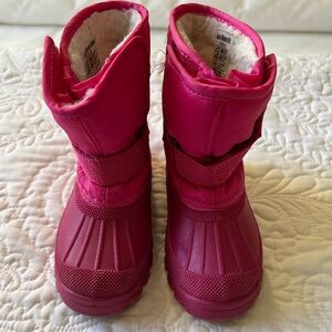 Pink Alpine Snow Boots